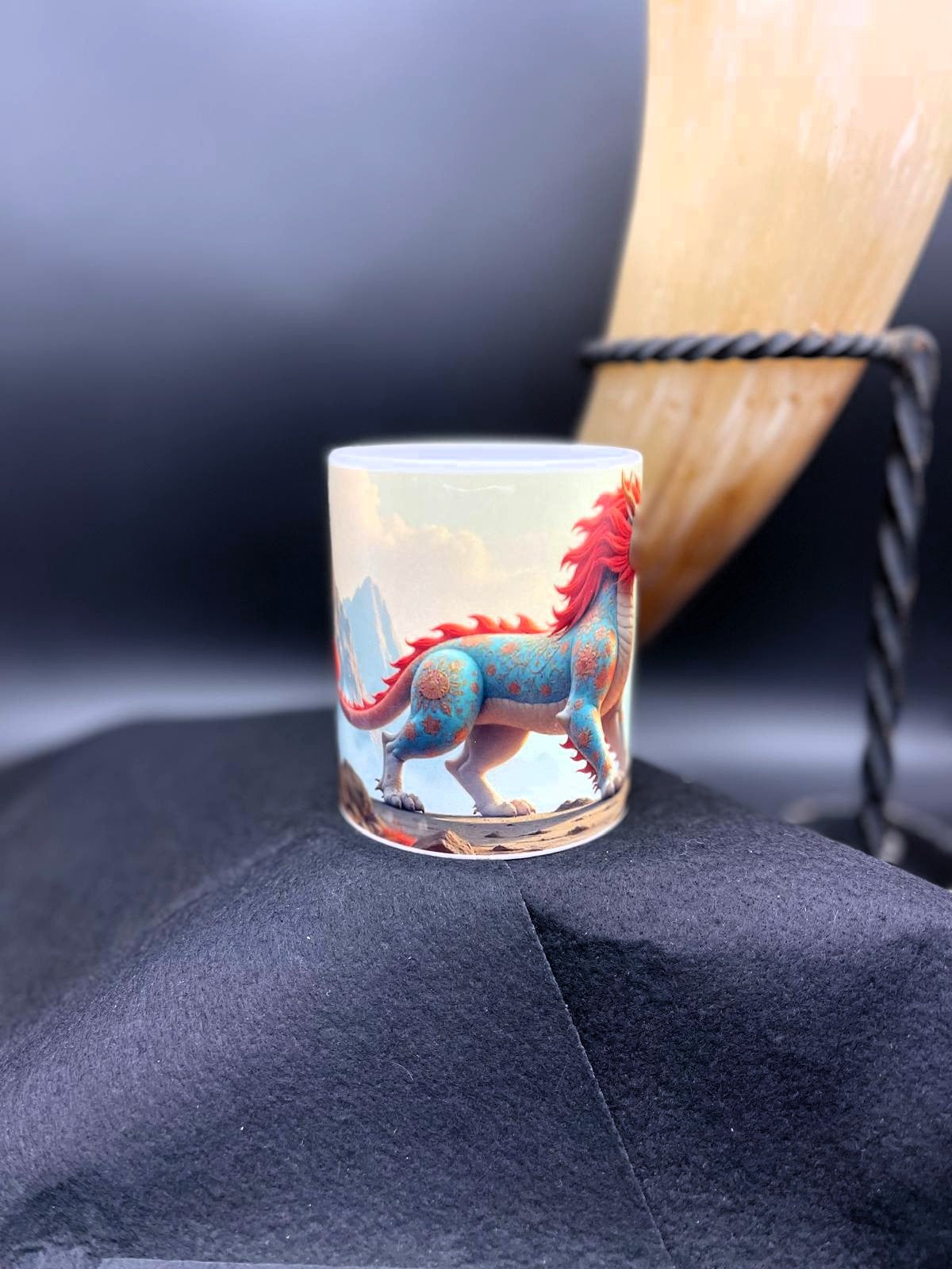 Keramikbecher "Lion2" 330ml